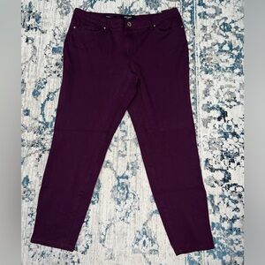 Nine West Maroon Jeans